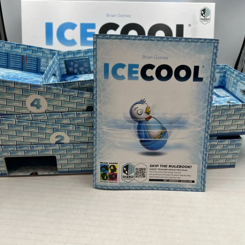 Ice Cool Family Board Game Brain Games 2016 Award Winning Penguins 100% Complete